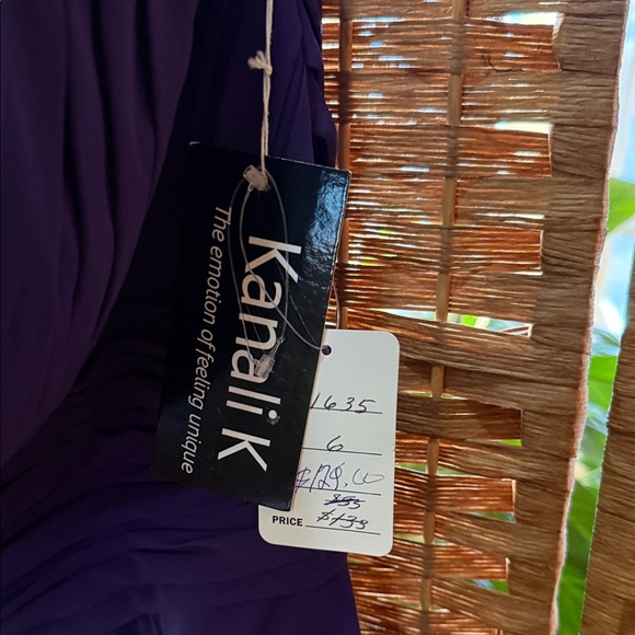 Chic Strapless Purple Dress - Picture 2 of 3